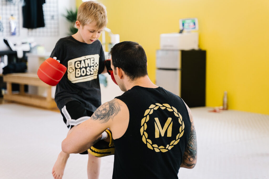 Kid Practicing Muay Thai Toronto . muay thai for kids at best rated Muay Thai academy in toronto. 5 stars on 47 ratings on google